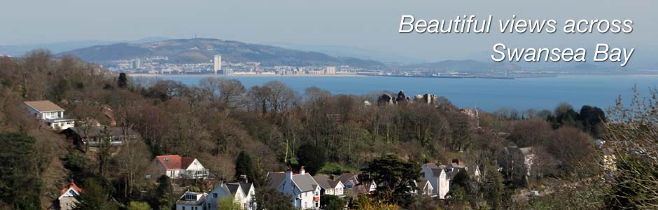 Views over Mumbles and Swansea